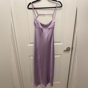 Zara Purple Midi Dress